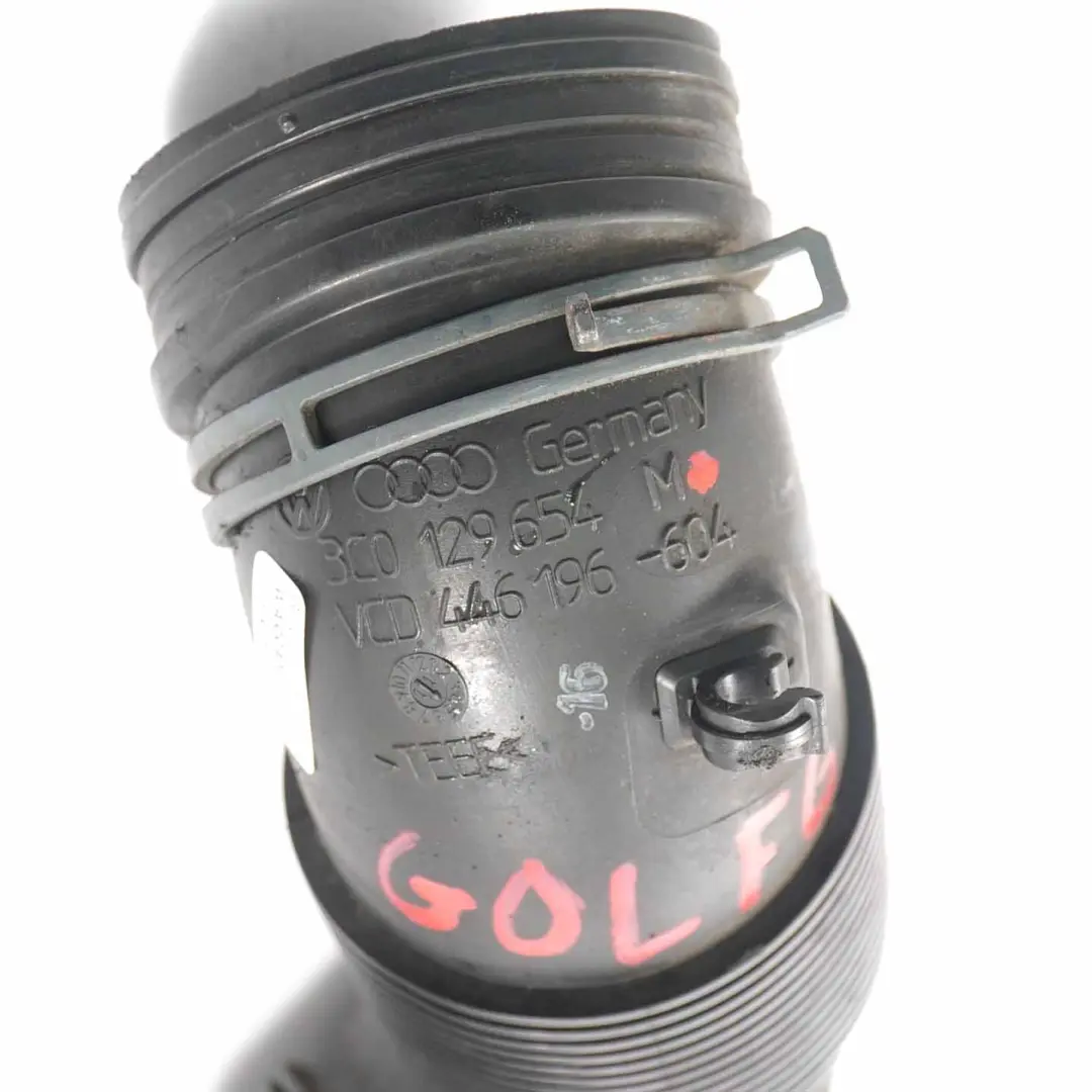 Mk6 Air Intake Tube Pipe Line Diesel to Volkswagen VW Golf with Part number 3C0129654M Volkswagen VW Golf Mk6 Air Intake Tube Pipe Line Diesel - SKU 3C0129654M - Part number 3C0129654M