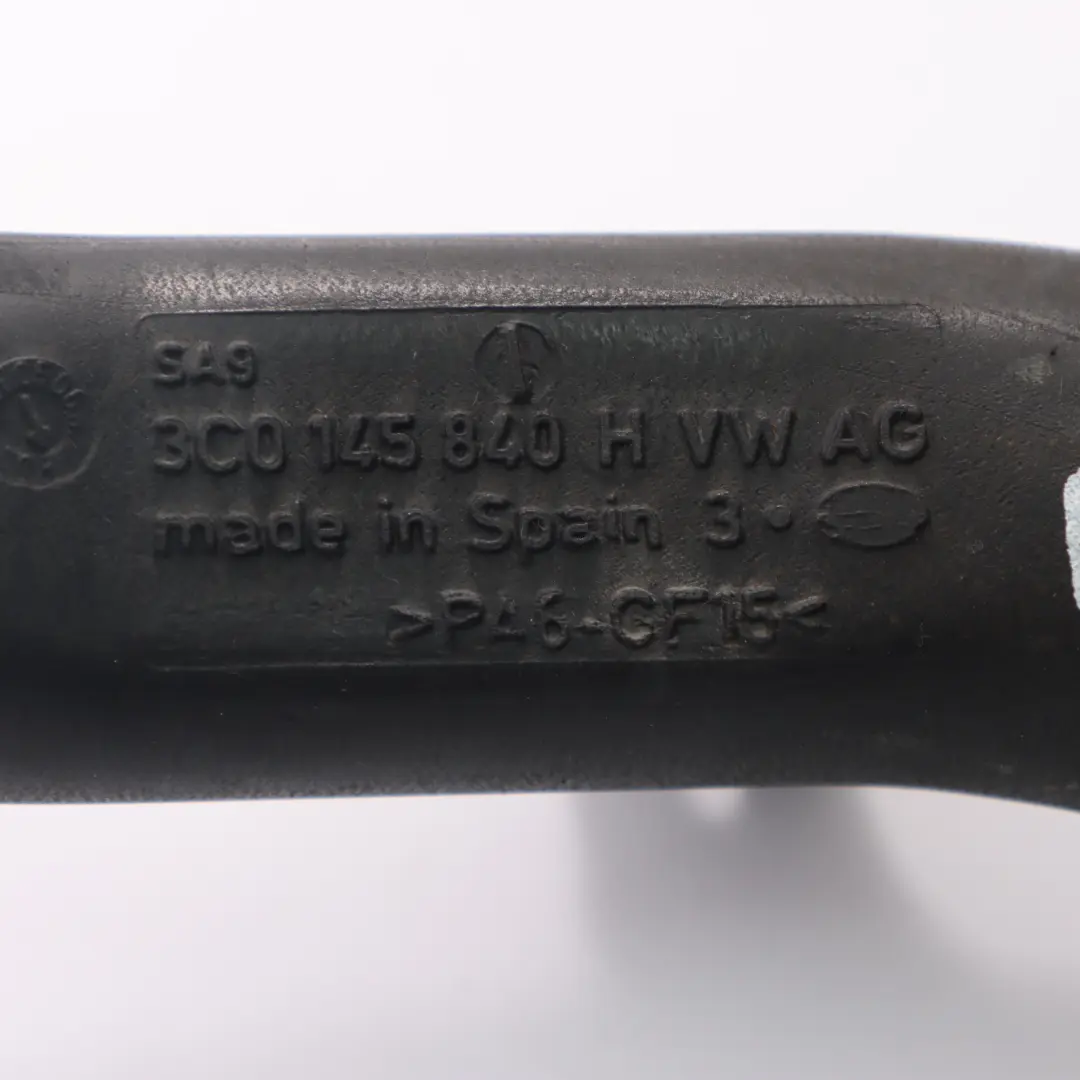 Intake Pipe VW Passat B6 Golf MK5 1.9 TDI Turbo Intercooler Hose to Air with Part number 3C0145840H Air Intake Pipe VW Passat B6 Golf MK5 1.9 TDI Turbo Intercooler Hose - SKU 3C0145840H - Part number 3C0145840H