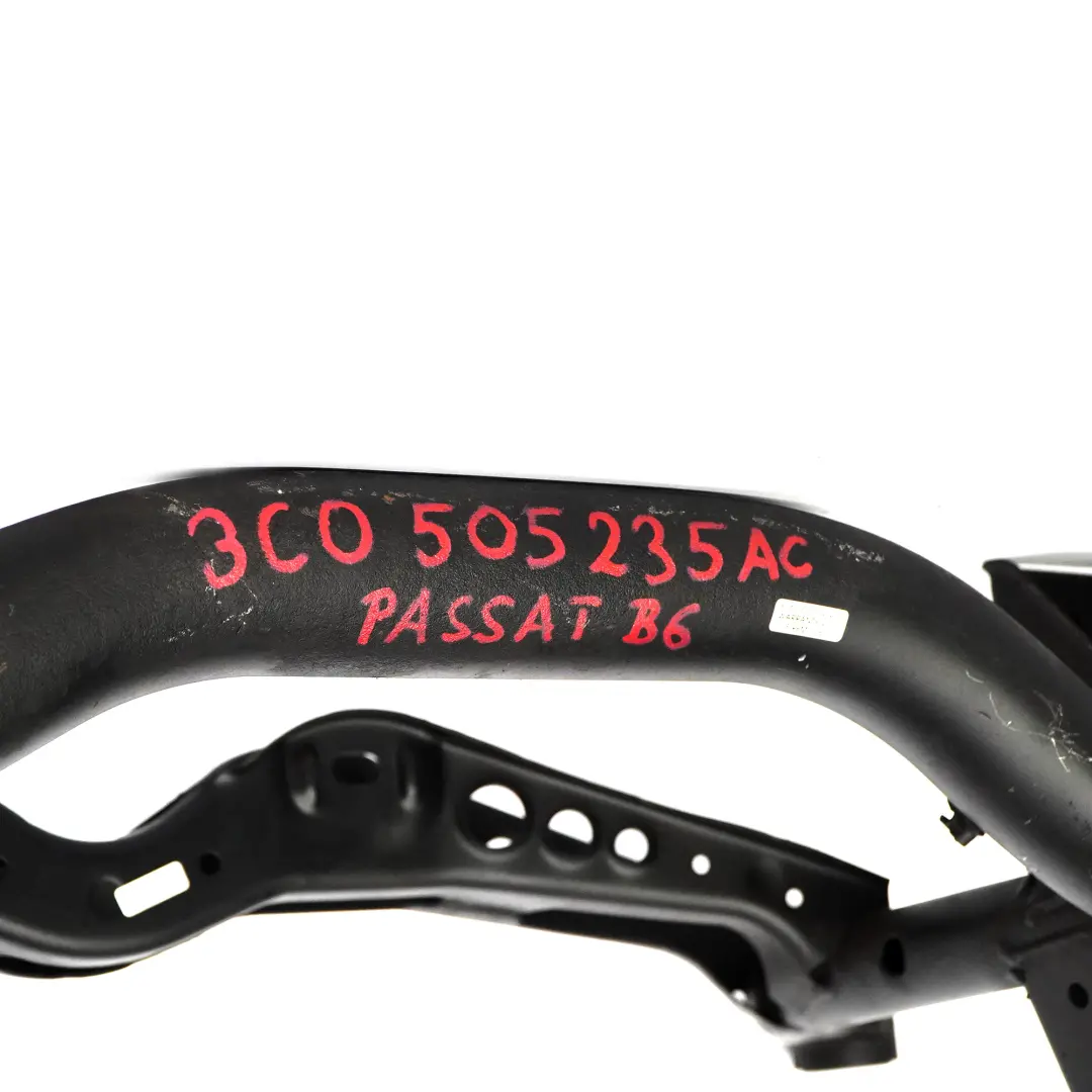 Eje Trasero Suspensión Cuna Subchasis Portador para Volkswagen Passat B6 con número de pieza 3C0505235AC Volkswagen Passat B6 Eje Trasero Suspensión Cuna Subchasis Portador - SKU 3C0505235AC - Número de pieza 3C0505235AC