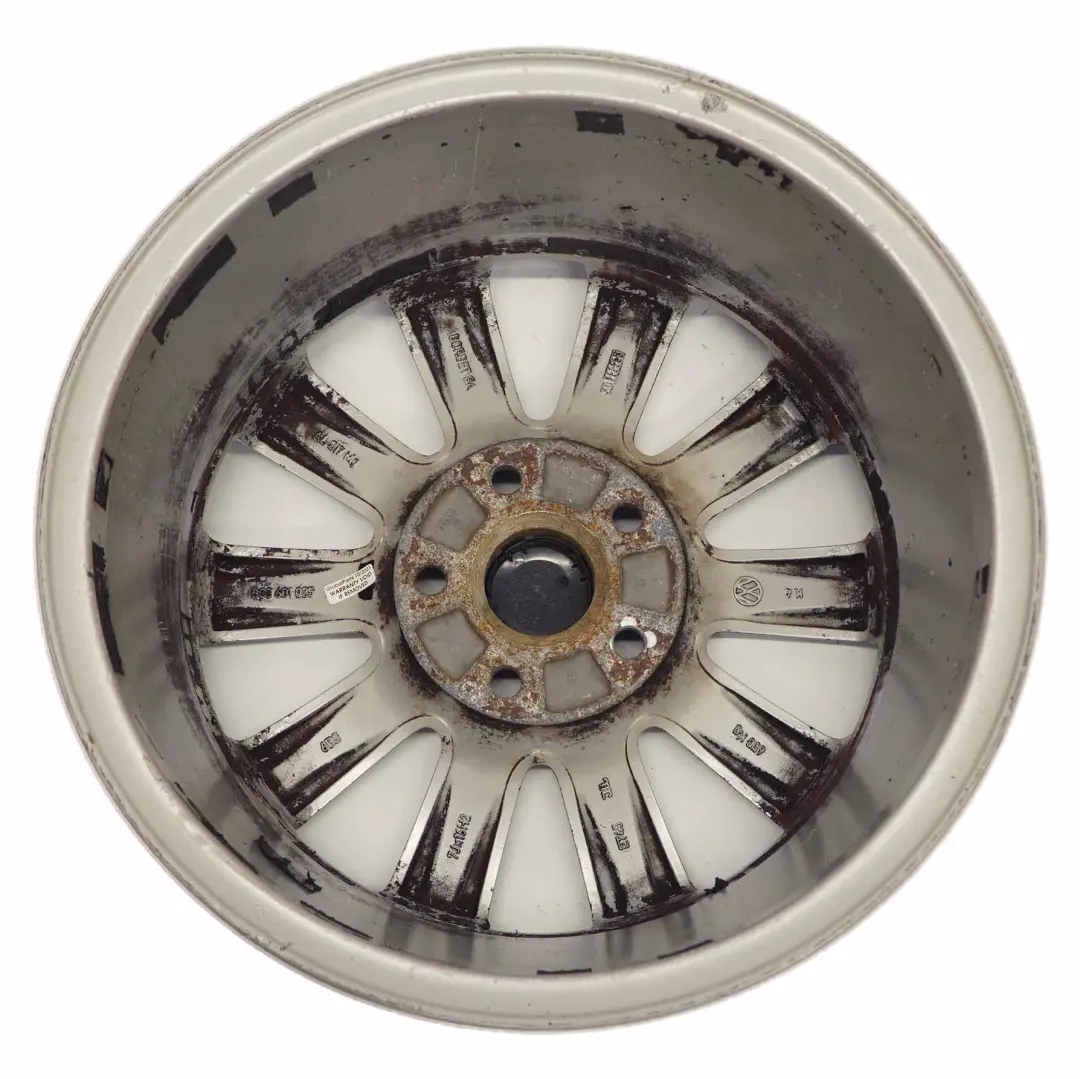 VW Volkswagen Passat B6 Cerchio in lega argento 16" ET:45 7J - SKU 3C0601025-2 - Numero di parte 3C0601025