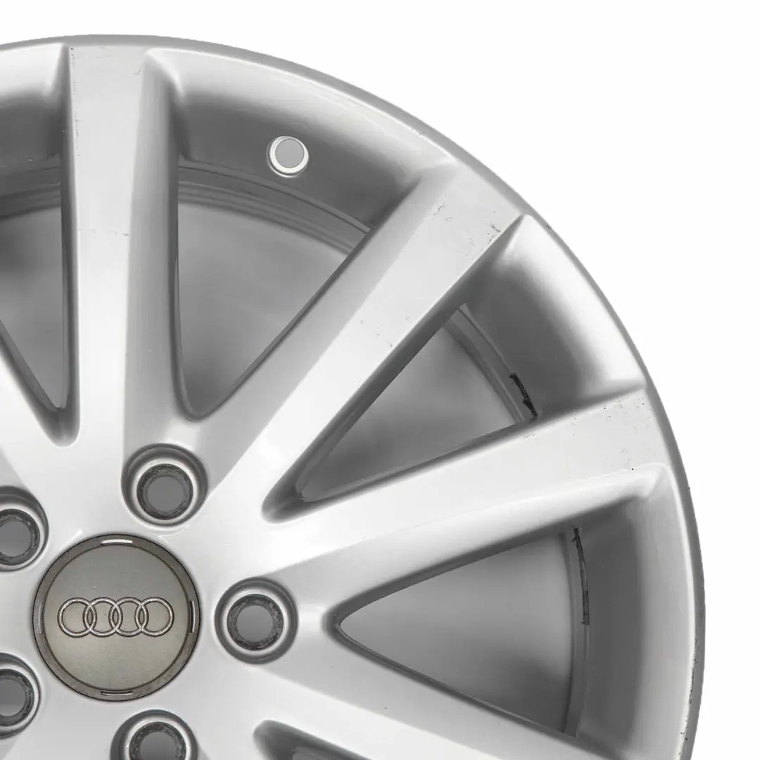 VW Volkswagen Passat B6 Audi Llanta aleación plateada 17" ET:47 7,5J - SKU 3C0601025J-1 - Número de pieza 3C0601025J