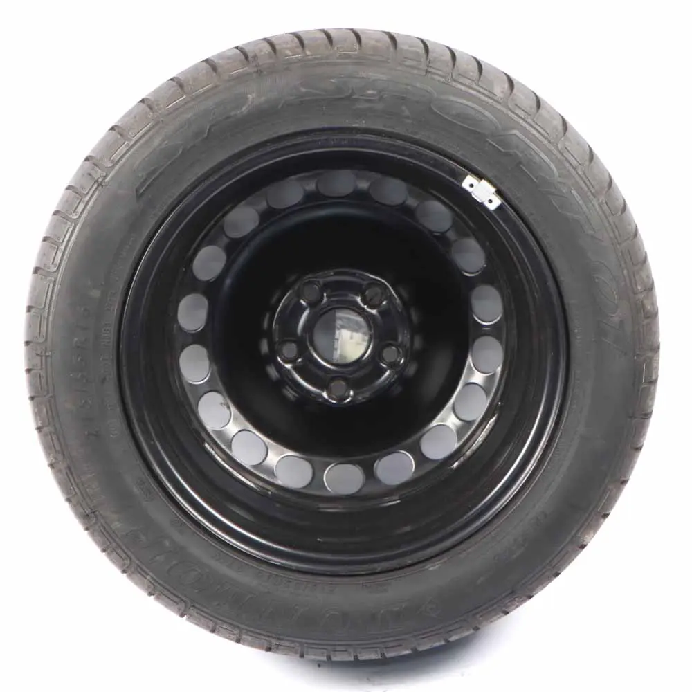 VW Volkswagen Passat B6 Black Steel Wheel Rim 16" 7J ET:45 215/55 - SKU 3C0601027A-1 - Part number 3C0601027A