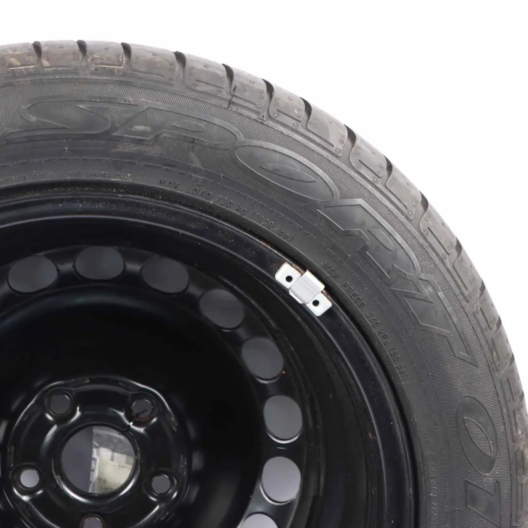 VW Volkswagen Passat B6 Black Steel Wheel Rim 16" 7J ET:45 215/55 - SKU 3C0601027A-1 - Part number 3C0601027A