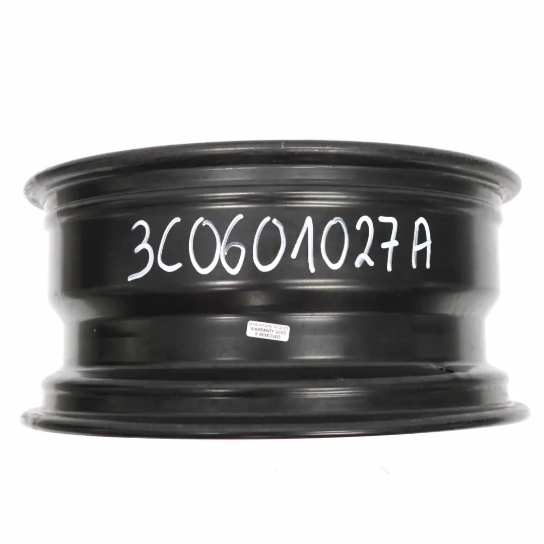 VW Passat B6 Felga Stalowa Czarna 16" ET:45 7J - SKU 3C0601027A - Numer Części 3C0601027A