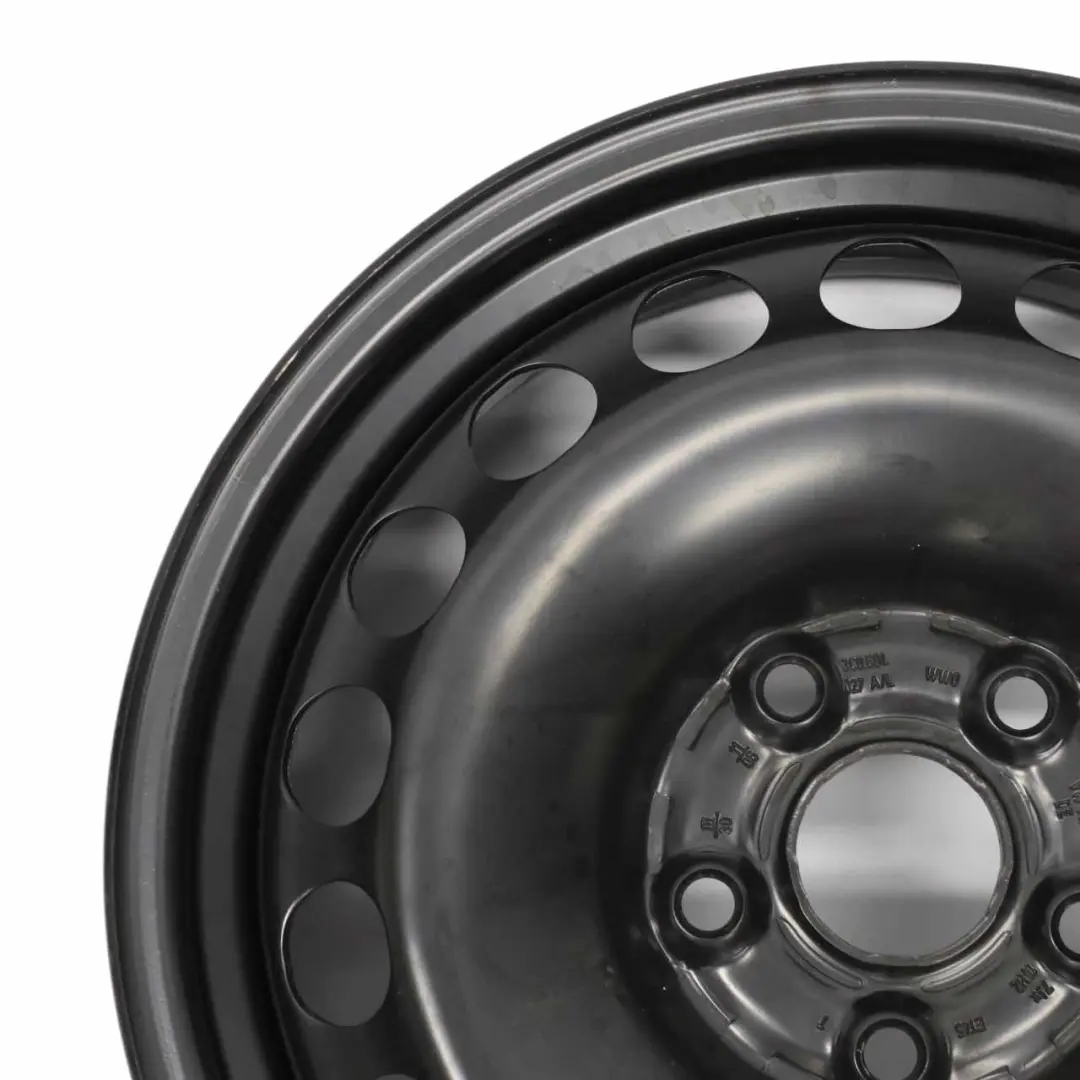 VW Passat B6 Felga Stalowa Czarna 16" ET:45 7J - SKU 3C0601027A - Numer Części 3C0601027A