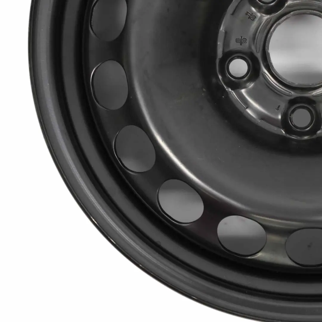 VW Passat B6 Felga Stalowa Czarna 16" ET:45 7J - SKU 3C0601027A - Numer Części 3C0601027A