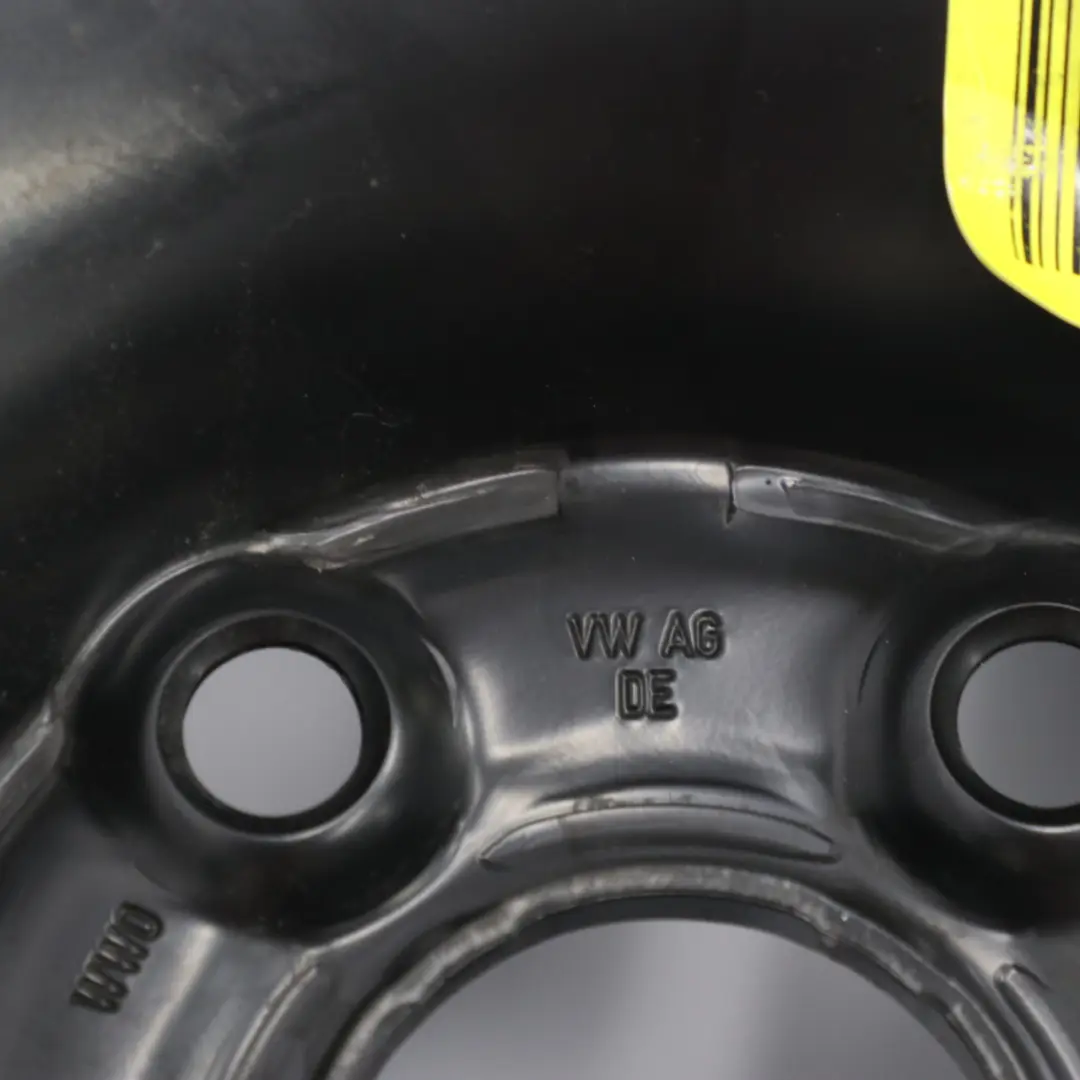 VW Volkswagen Passat B6 Negro Llanta de acero 16" 7J ET:45 5x112 - SKU 3C0601027A - Número de pieza 3C0601027A
