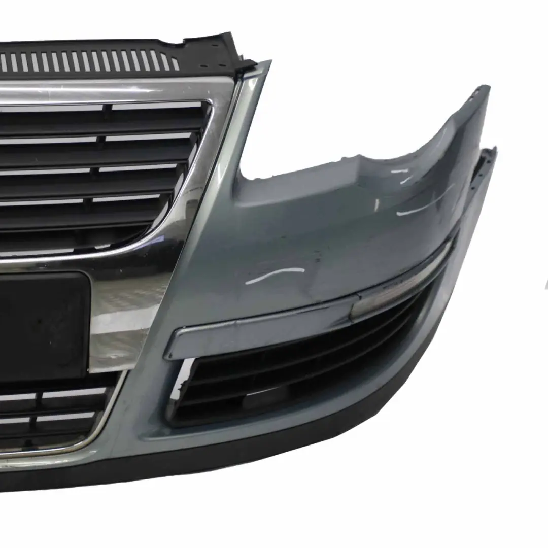 Bumper Front Trim Panel Cover Iron Grey Metallic - LC7Z to Volkswagen VW Passat B6 with Part number 3C0807217D Volkswagen VW Passat B6 Bumper Front Trim Panel Cover Iron Grey Metallic - LC7Z - SKU 3C0807217D-IGR - Part number 3C0807217D