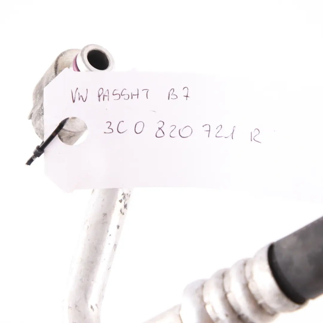 Conditioning A/C Pipe Hose Refrigerant Line to Volkswagen Passat B7 Air with Part number 3C0820721R Volkswagen Passat B7 Air Conditioning A/C Pipe Hose Refrigerant Line - SKU 3C0820721R - Part number 3C0820721R