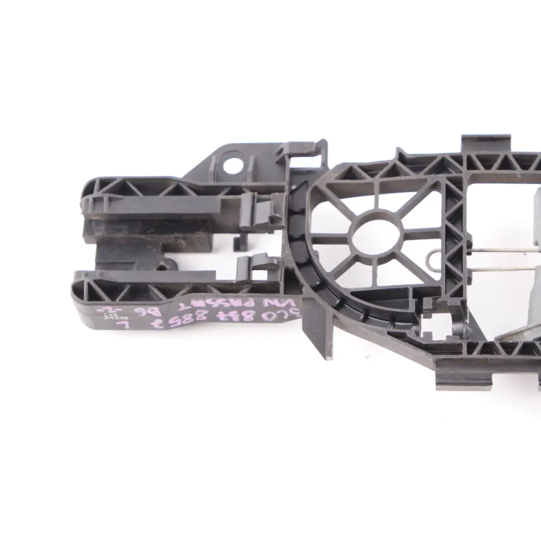 Handle Carrier Front Rear Left N/S Door Grab Bracket to VW Passat B6 with Part number 3C0837885J VW Passat B6 Handle Carrier Front Rear Left N/S Door Grab Bracket - SKU 3C0837885J - Part number 3C0837885J