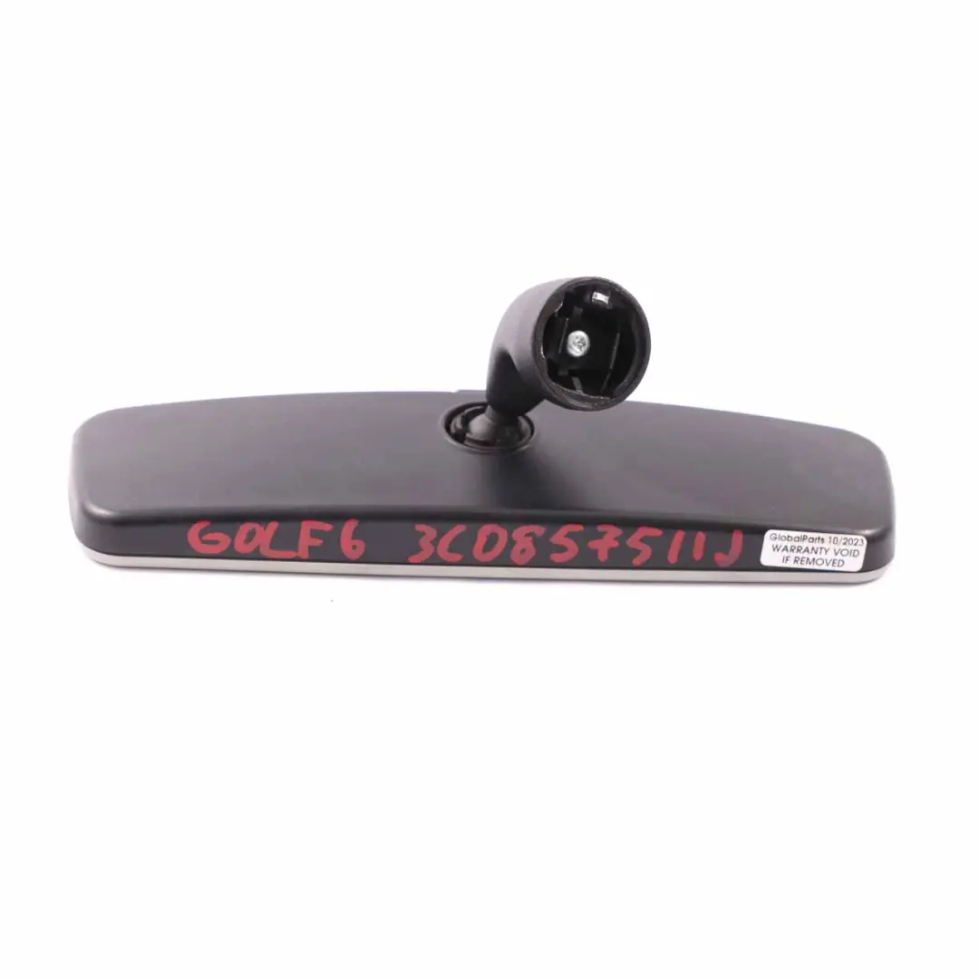 VW Golf 6 Espejo Retrovisor Interior Espejo Negro - SKU 3C0857511J - Número de pieza 3C0857511J