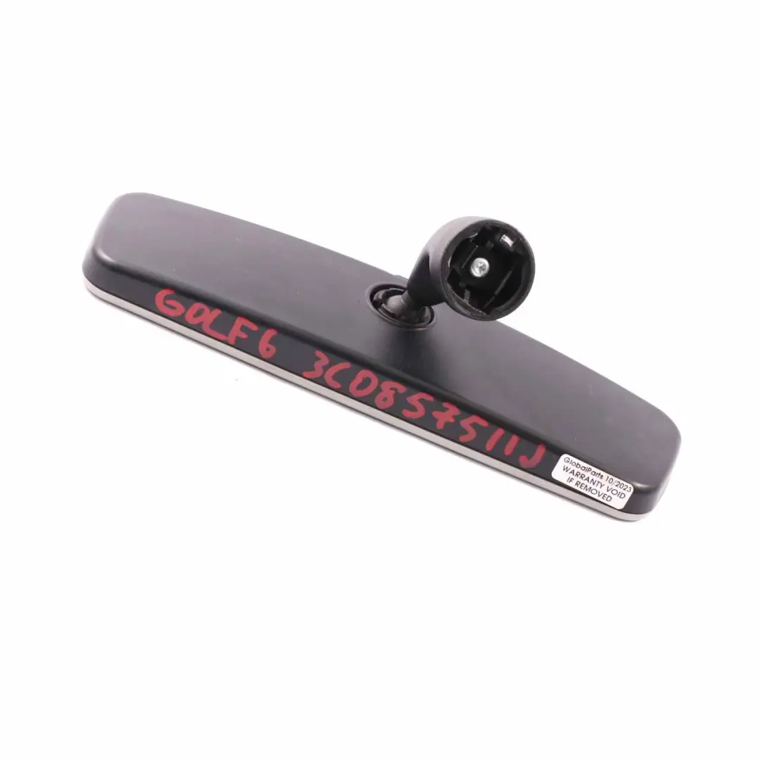 VW Golf 6 rétroviseur intérieur noir - SKU 3C0857511J - Numéro de pièce 3C0857511J