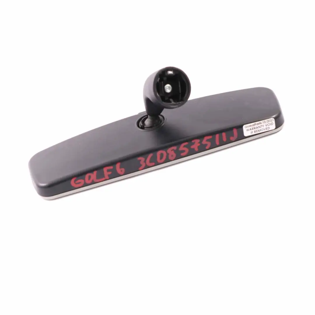 VW Golf Mk6 Rear View Mirror Interior Mirror Black - SKU 3C0857511J - Part number 3C0857511J