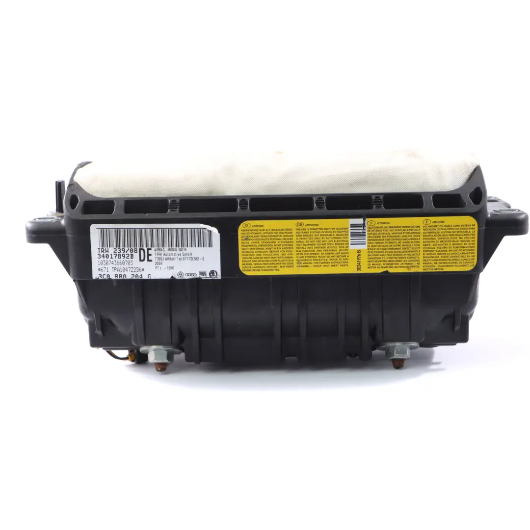 VW Volkswagen Passat B6 Dashboard Air Module Passenger Side Front - SKU 3c0880204g - Part number 3c0880204g