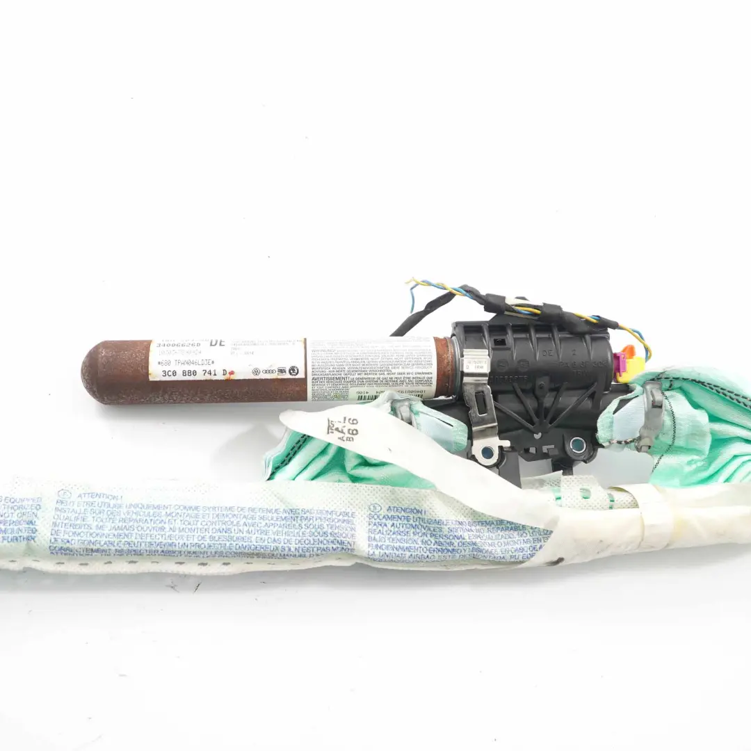Testa tetto airbag tendina sinistra Air Bag per VW Volkswagen Passat B6 con numero di parte 3C0880741D VW Volkswagen Passat B6 Testa tetto airbag tendina sinistra Air Bag - SKU 3C0880741D - Numero di parte 3C0880741D