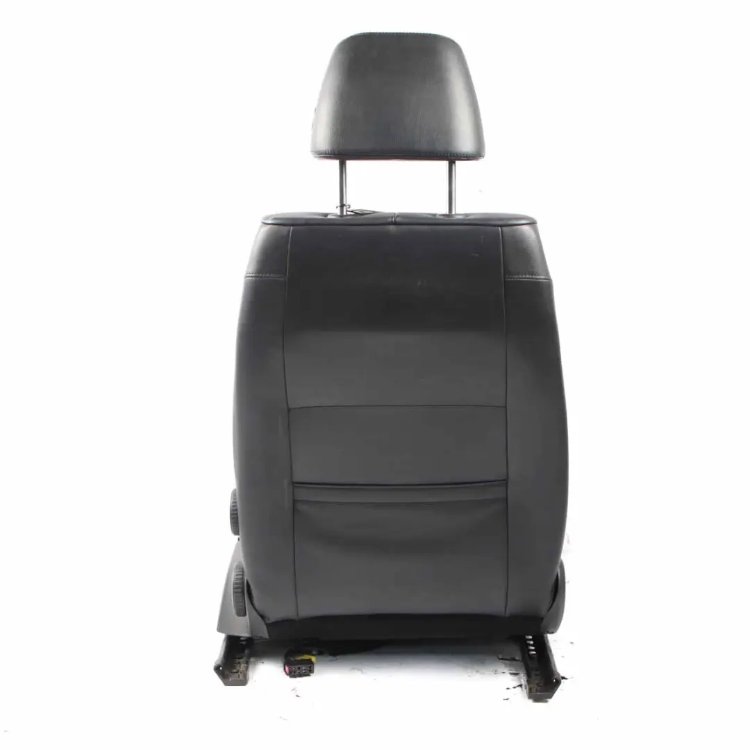  Front Seat Volkswagen Passat B6 Left N/S Leather Black Heated - SKU 3C0881805MK - Part number 3C0881805MK