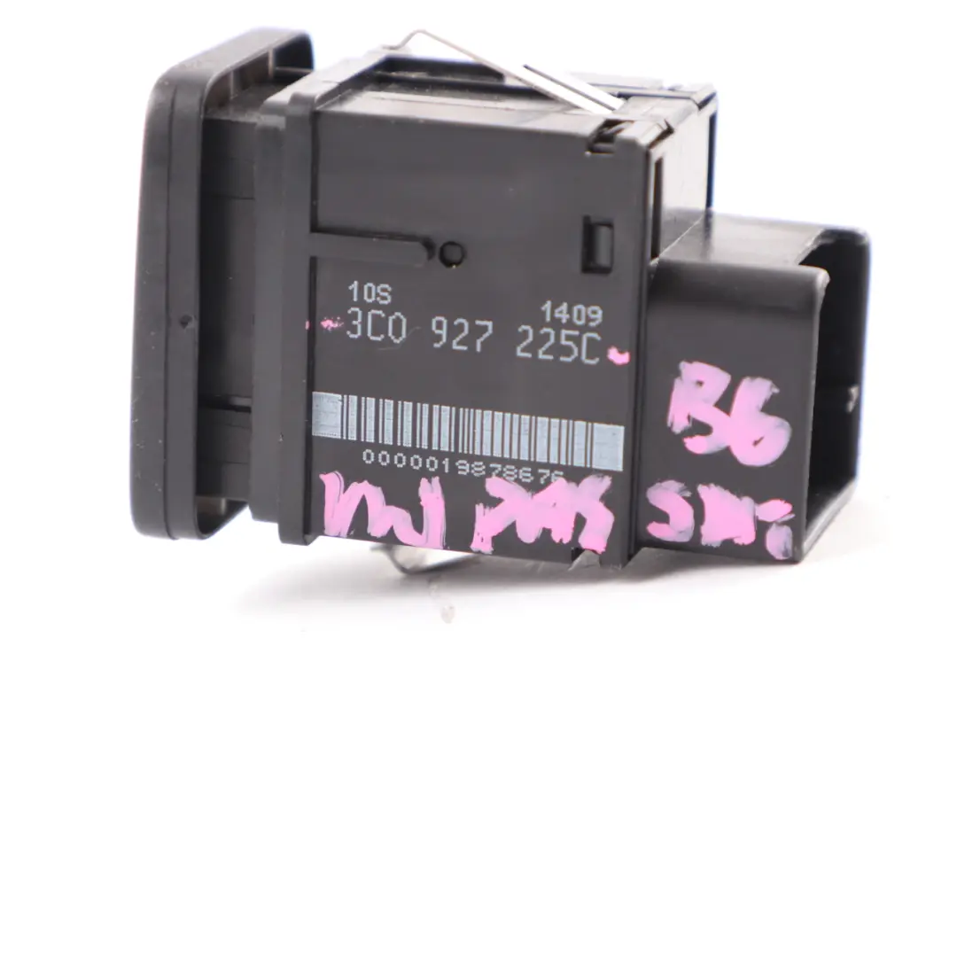 Handbrake Switch Electric Parking Brake Button to VW Volkswagen B6 with Part number 3C0927225C VW Volkswagen B6 Handbrake Switch Electric Parking Brake Button - SKU 3C0927225C - Part number 3C0927225C