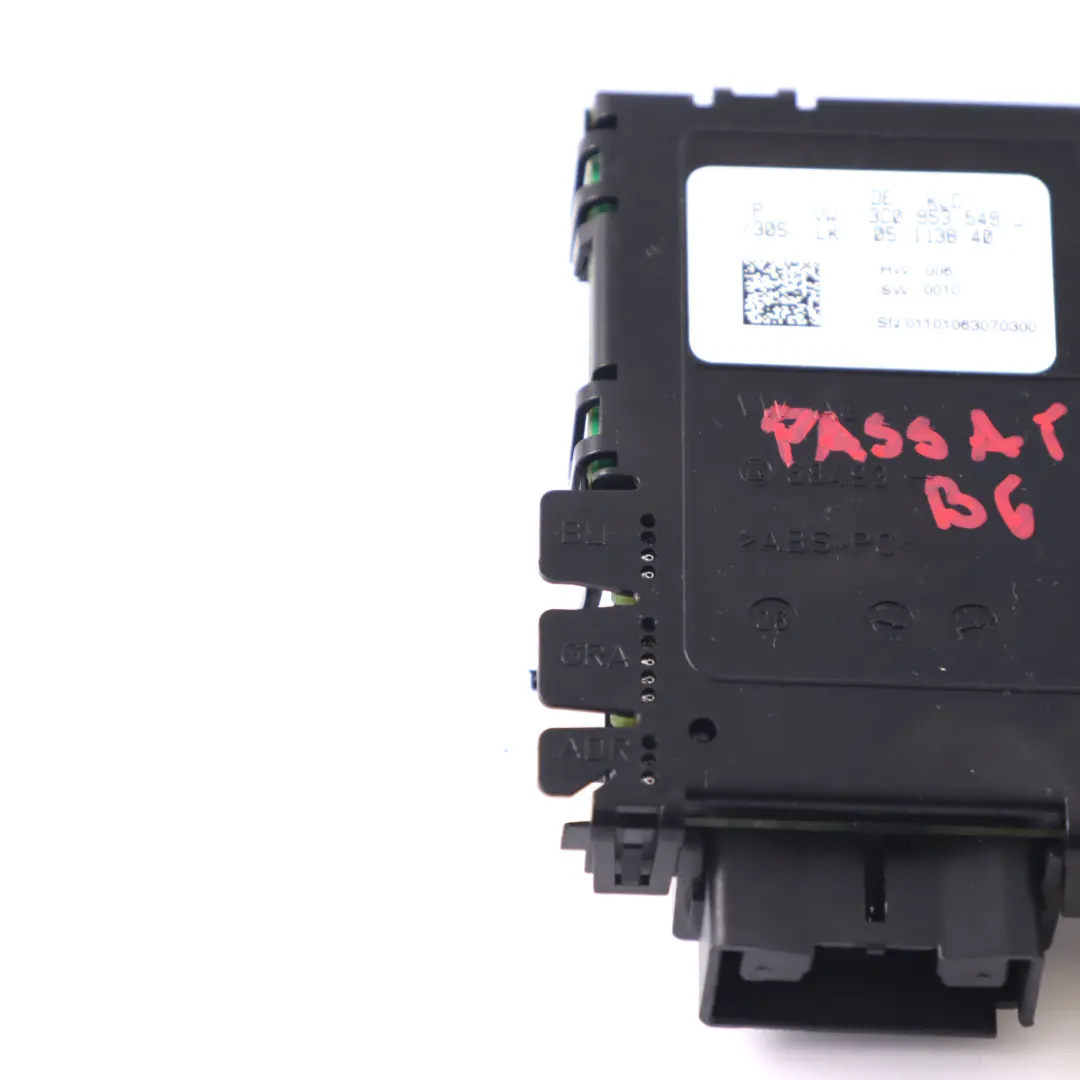 Lenkrad Lenksäule Steuermodul für Volkswagen VW Passat B6 mit Teilenummer 3C0953549J Volkswagen VW Passat B6 Lenkrad Lenksäule Steuermodul - SKU 3C0953549J - Teilenummer 3C0953549J