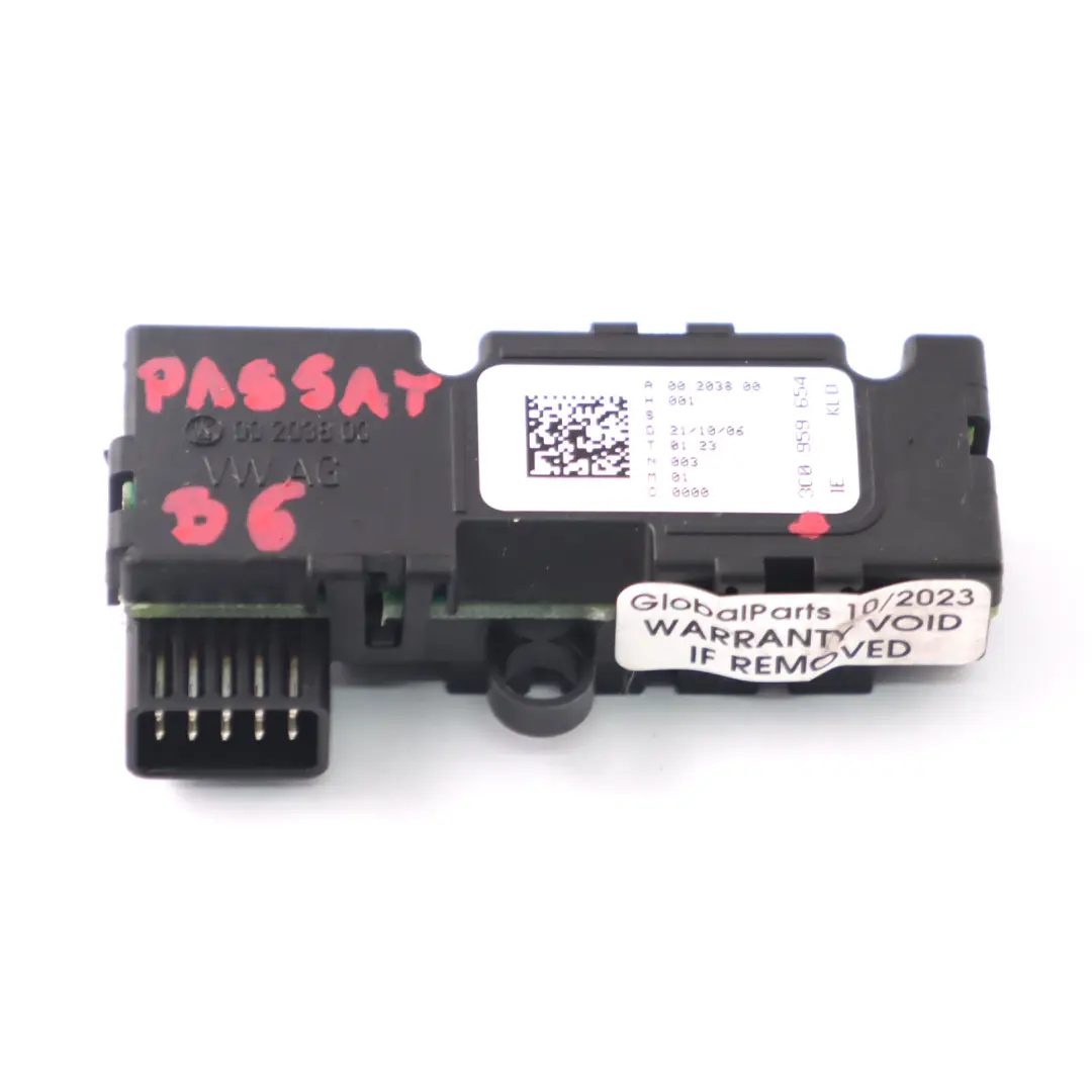 Steering Column Angle Sensor Unit to VW Volkswagen Passat B6 with Part number 3C0959654 VW Volkswagen Passat B6 Steering Column Angle Sensor Unit - SKU 3C0959654 - Part number 3C0959654