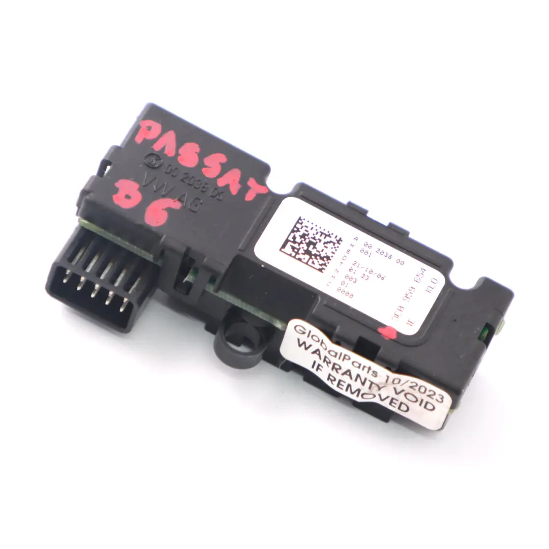 Steering Column Angle Sensor Unit to VW Volkswagen Passat B6 with Part number 3C0959654 VW Volkswagen Passat B6 Steering Column Angle Sensor Unit - SKU 3C0959654 - Part number 3C0959654