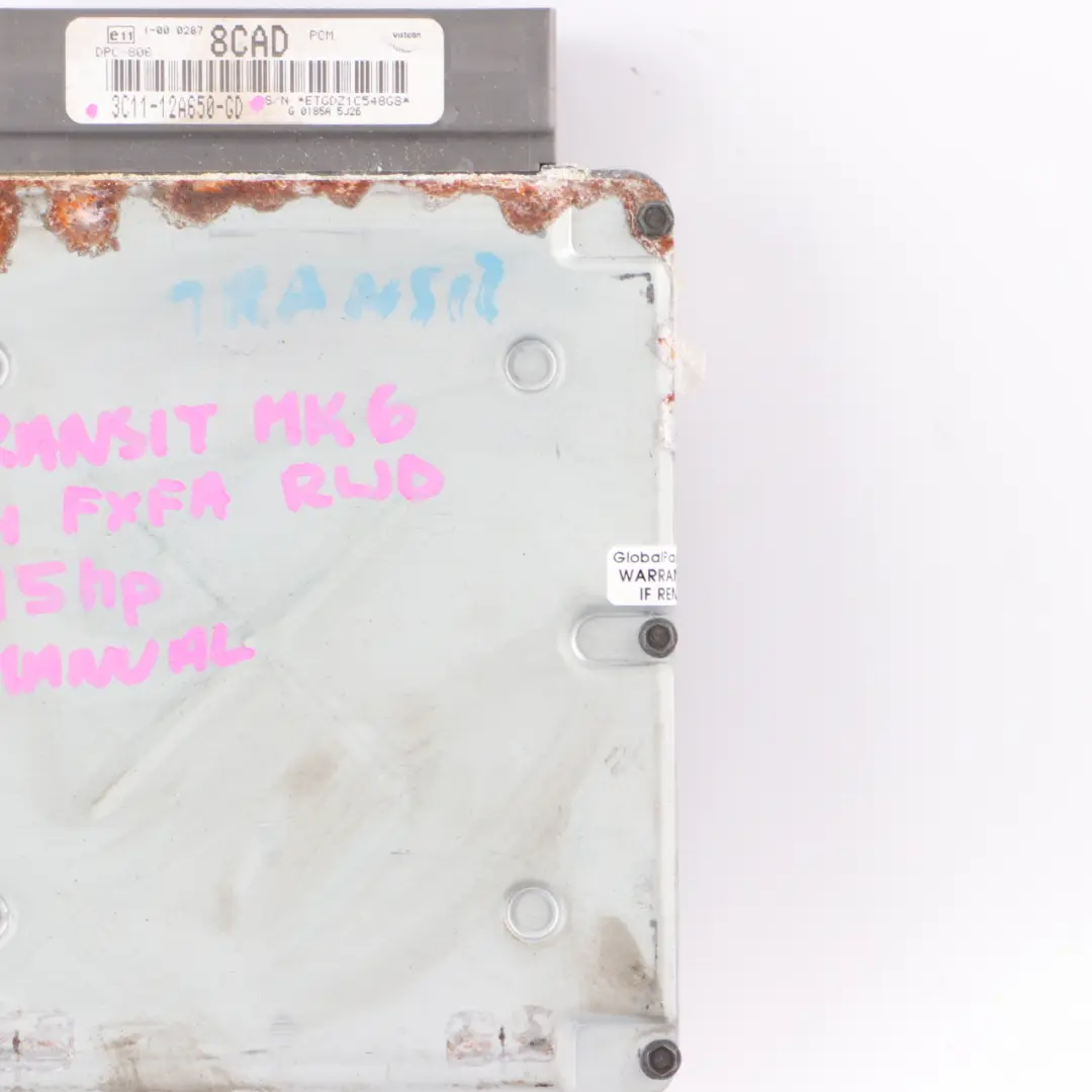 MK6 2.4 TDDi Diesel FXFA RWD 115HP Engine ECU Manual 3C11-12A650-GD to Ford Transit with Part number 3C1112A650GD Ford Transit MK6 2.4 TDDi Diesel FXFA RWD 115HP Engine ECU Manual 3C11-12A650-GD - SKU 3C1112A650GD - Part number 3C1112A650GD