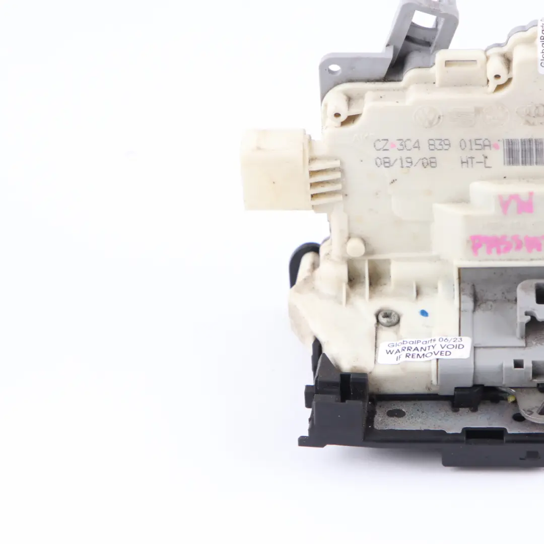 Volkswagen VW Passat B6 Zatrzask Zamek Drzwi Lewy Tył Tylny - SKU 3C4839015A - Numer Części 3C4839015A