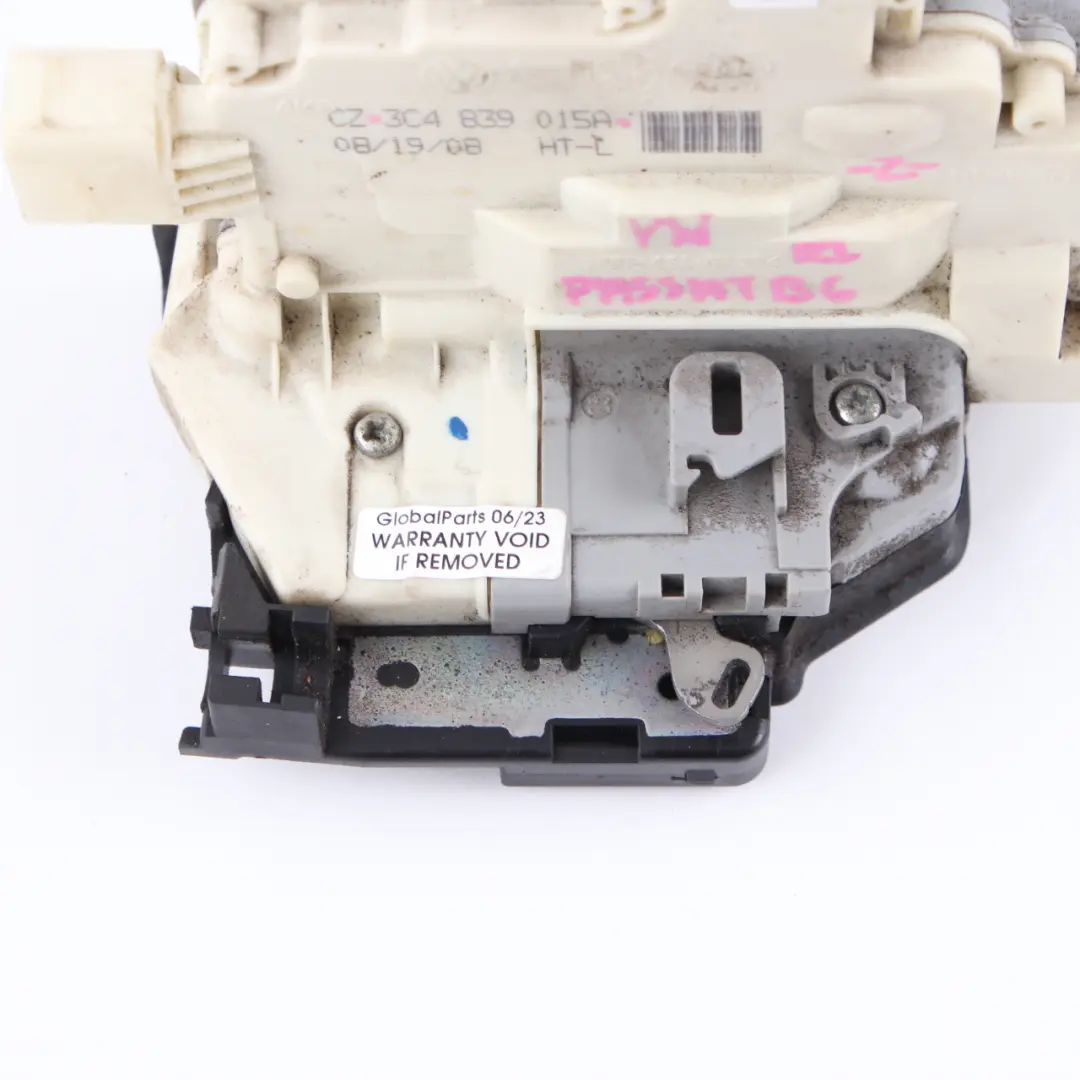 Volkswagen VW Passat B6 Door Lock Rear Left N/S Latch Catch Mechanism - SKU 3C4839015A - Part number 3C4839015A