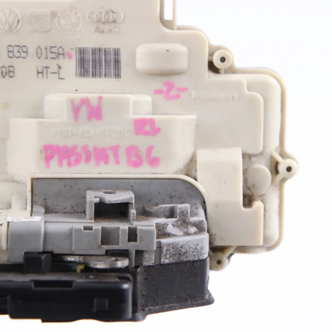Volkswagen VW Passat B6 Cerradura Puerta Trasera Izquierda Pestillo - SKU 3C4839015A - Número de pieza 3C4839015A