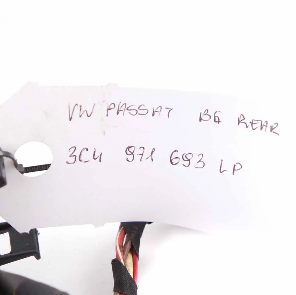 Faisceau de porte Câble de câblage arrière gauche droite 8E0971687L pour Audi A4 B7 à propos du numéro de pièce 3C4971693LP Audi A4 B7 Faisceau de porte Câble de câblage arrière gauche droite 8E0971687L - SKU 3C4971693LP - Numéro de pièce 3C4971693LP