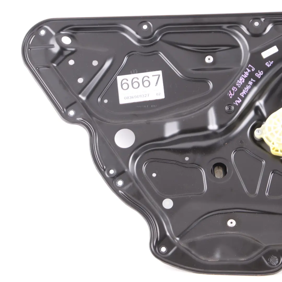 Door Card Mount Volkswagen VW Passat B6 Rear Left N/S Window Lifter Holder to with Part number 3C5839461J Door Card Mount Volkswagen VW Passat B6 Rear Left N/S Window Lifter Holder - SKU 3C5839461J - Part number 3C5839461J