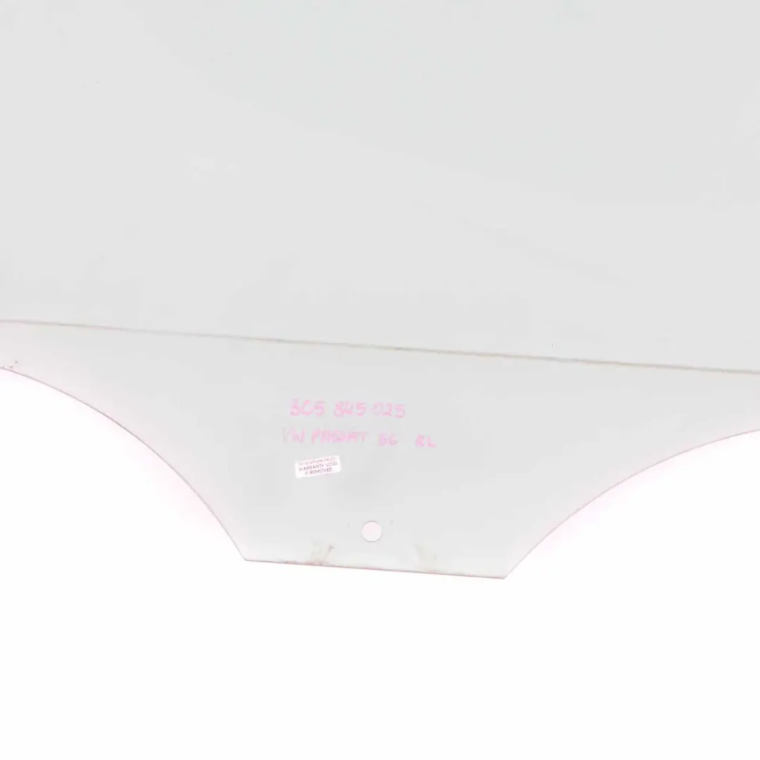 Window Glass Rear Door Left N/S Glazing AS2 to Volkswagen VW Passat B6 with Part number 3C5845025 Volkswagen VW Passat B6 Window Glass Rear Door Left N/S Glazing AS2 - SKU 3C5845025 - Part number 3C5845025