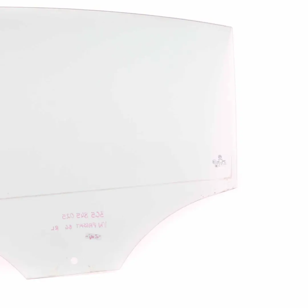 Window Glass Rear Door Left N/S Glazing AS2 to Volkswagen VW Passat B6 with Part number 3C5845025 Volkswagen VW Passat B6 Window Glass Rear Door Left N/S Glazing AS2 - SKU 3C5845025 - Part number 3C5845025