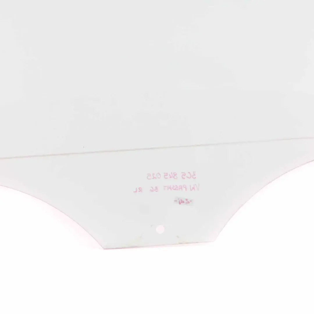 Window Glass Rear Door Left N/S Glazing AS2 to Volkswagen VW Passat B6 with Part number 3C5845025 Volkswagen VW Passat B6 Window Glass Rear Door Left N/S Glazing AS2 - SKU 3C5845025 - Part number 3C5845025