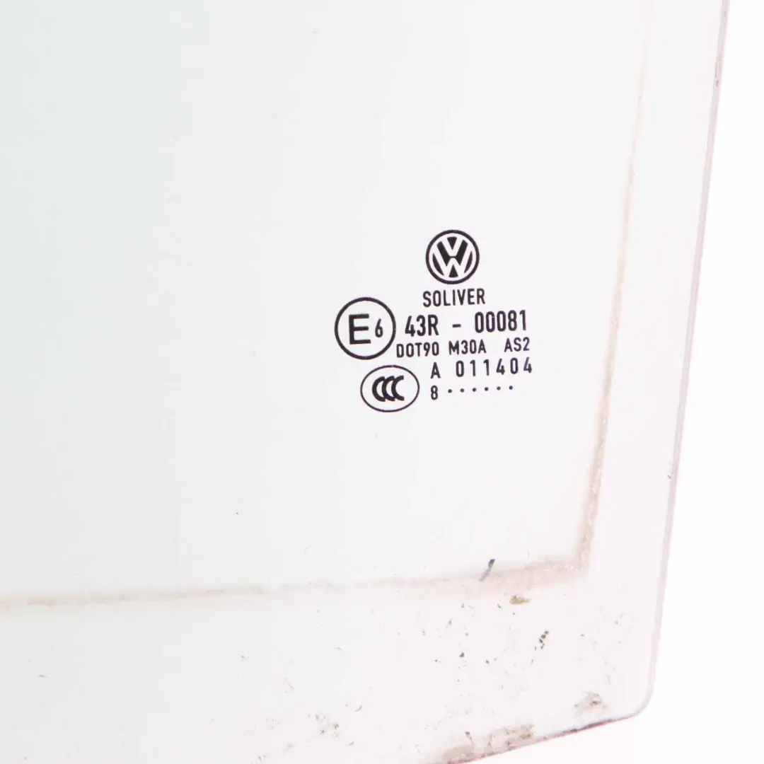 Window Glass Rear Door Left N/S Glazing AS2 to Volkswagen VW Passat B6 with Part number 3C5845025 Volkswagen VW Passat B6 Window Glass Rear Door Left N/S Glazing AS2 - SKU 3C5845025 - Part number 3C5845025