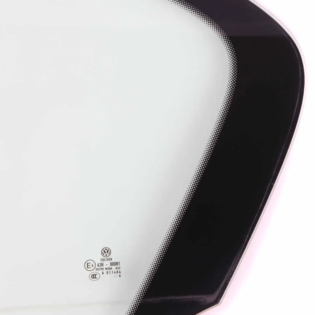 Window Glass Rear Door Left N/S Quarter AS2 to Volkswagen VW Passat B6 with Part number 3C5845215 Volkswagen VW Passat B6 Window Glass Rear Door Left N/S Quarter AS2 - SKU 3C5845215 - Part number 3C5845215