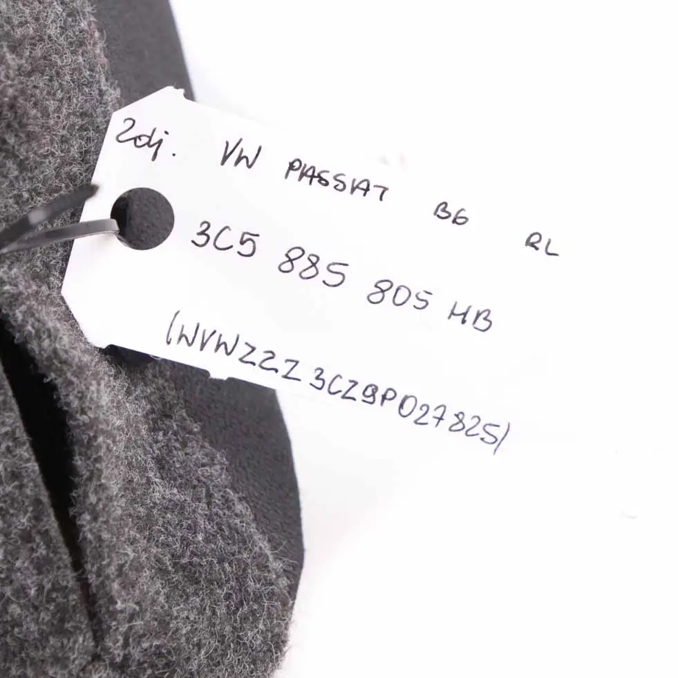 Backrest Volkswagen VW Passat B6 Right O/S Seat Back Cover Leather to Rear Seat with Part number 3C5885805HB Rear Seat Backrest Volkswagen VW Passat B6 Right O/S Seat Back Cover Leather - SKU 3C5885805HB - Part number 3C5885805HB