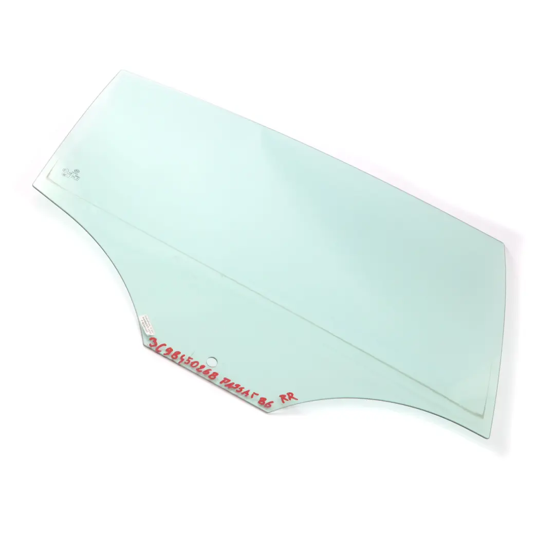 Window Glass Rear Door Right O/S Glazing AS2 to VW Volkswagen Passat B6 with Part number 3C9845026B VW Volkswagen Passat B6 Window Glass Rear Door Right O/S Glazing AS2 - SKU 3C9845026B - Part number 3C9845026B