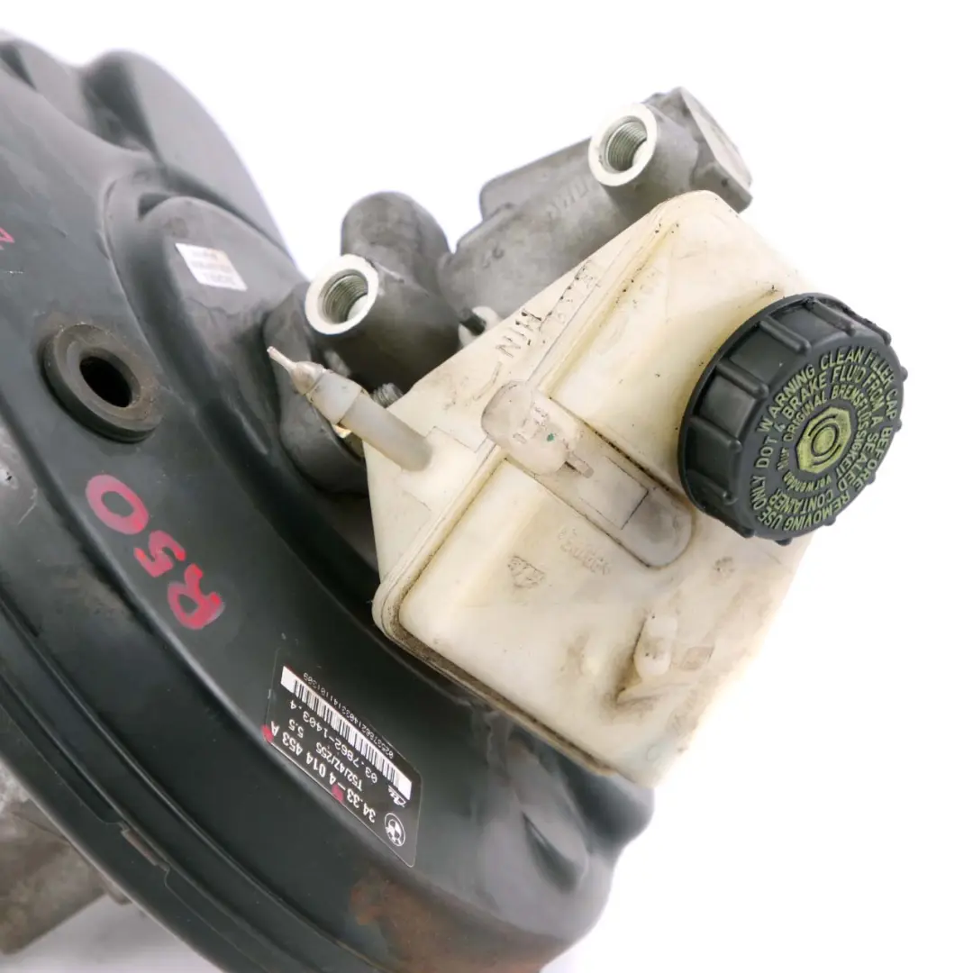 Brake Servo Unit Brake Master Cylinder to Mini Cooper One R50 R52 R53 with Part number 4014453 Mini Cooper One R50 R52 R53 Brake Servo Unit Brake Master Cylinder - SKU 4014453 - Part number 4014453