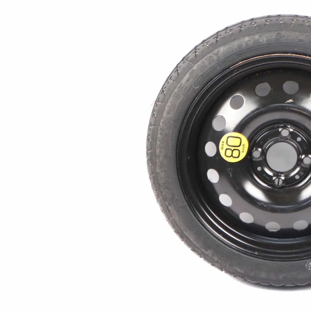 Spare Steel Wheel Rim 15" ET:40 4J Dunlop 125/70 to Nissan Note with Part number 403009U07A Nissan Note Spare Steel Wheel Rim 15" ET:40 4J Dunlop 125/70 - SKU 403009U07A - Part number 403009U07A