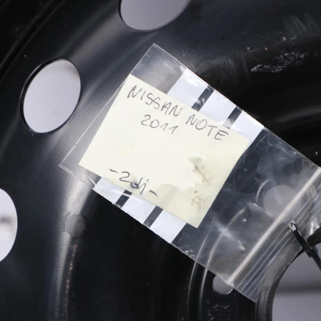 Nissan Note Spare Steel Wheel Rim 15" ET:40 4J Dunlop 125/70 - SKU 403009U07A - Part number 403009U07A