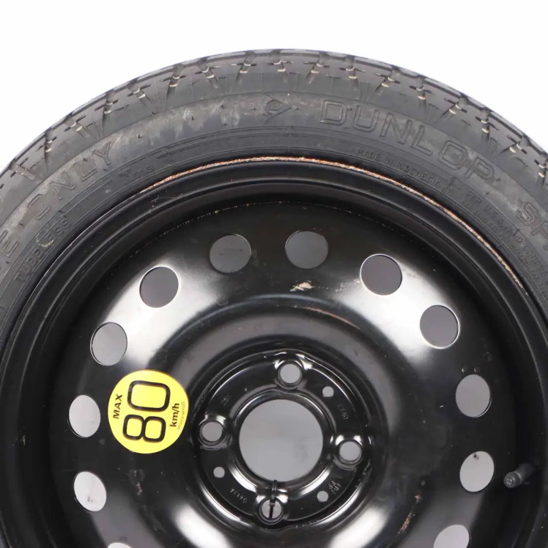 Nissan Note Spare Steel Wheel Rim 15" ET:40 4J Dunlop 125/70 - SKU 403009U07A - Part number 403009U07A