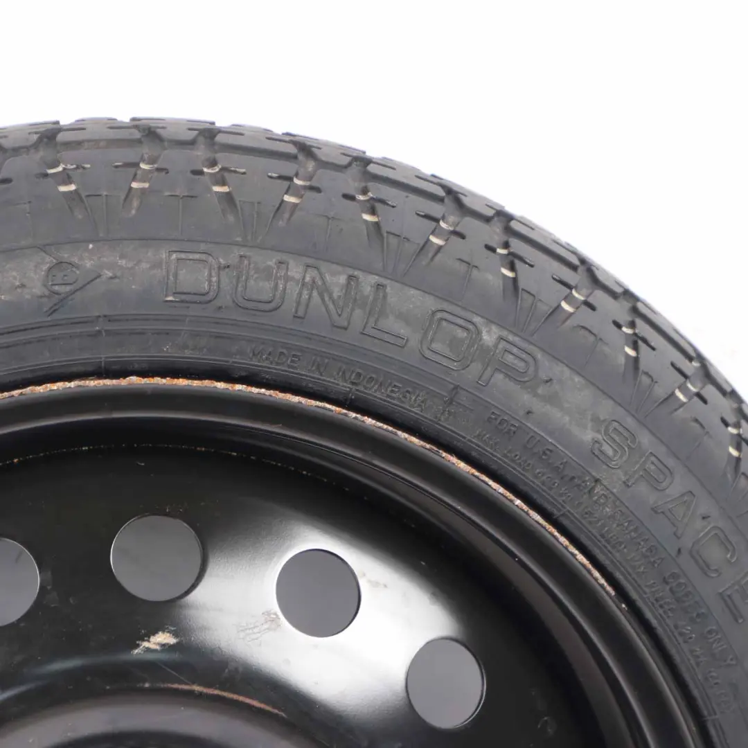 Spare Steel Wheel Rim 15" ET:40 4J Dunlop 125/70 to Nissan Note with Part number 403009U07A Nissan Note Spare Steel Wheel Rim 15" ET:40 4J Dunlop 125/70 - SKU 403009U07A - Part number 403009U07A