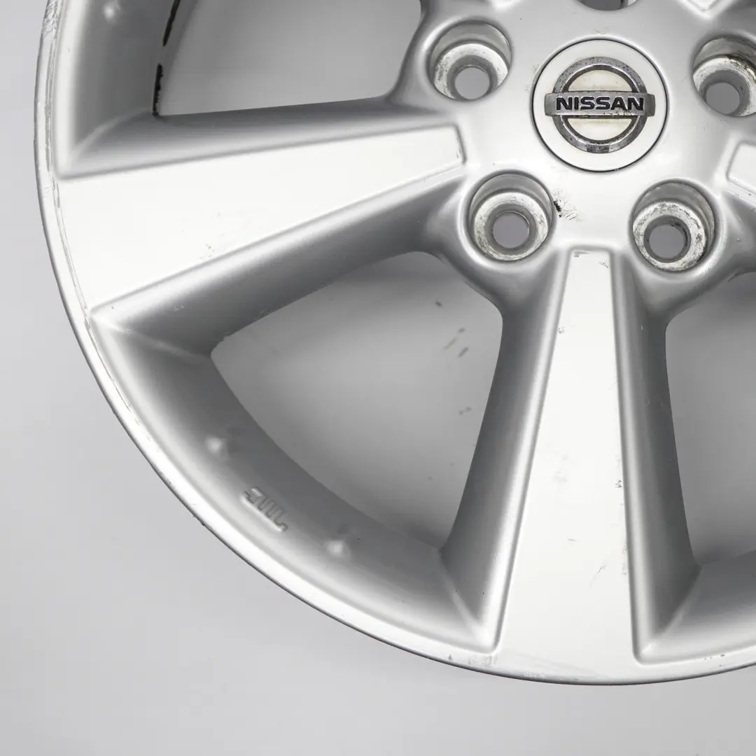 Nissan Qashqai J10 Silver Alloy Wheel Rim 17" ET:40 6.5J - SKU 40300EY17C-1 - Part number 40300EY17C