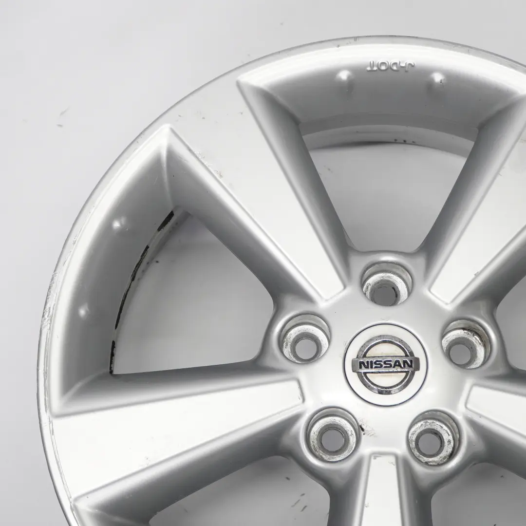 Nissan Qashqai J10 Silver Alloy Wheel Rim 17" ET:40 6.5J - SKU 40300EY17C-1 - Part number 40300EY17C