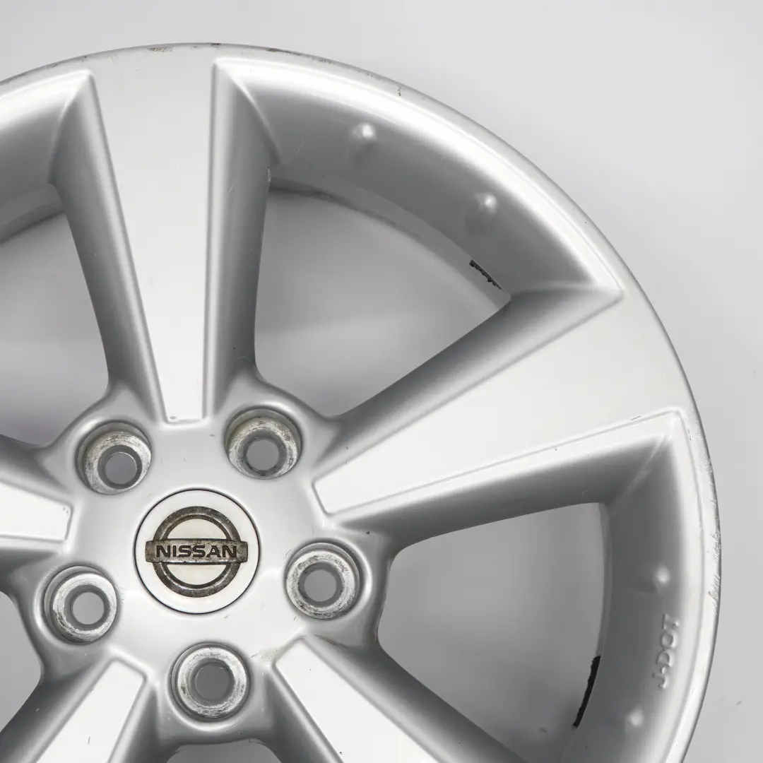 Nissan Qashqai J10 Silver Alloy Wheel Rim 17" ET:40 6.5J - SKU 40300EY17C-2 - Part number 40300EY17C
