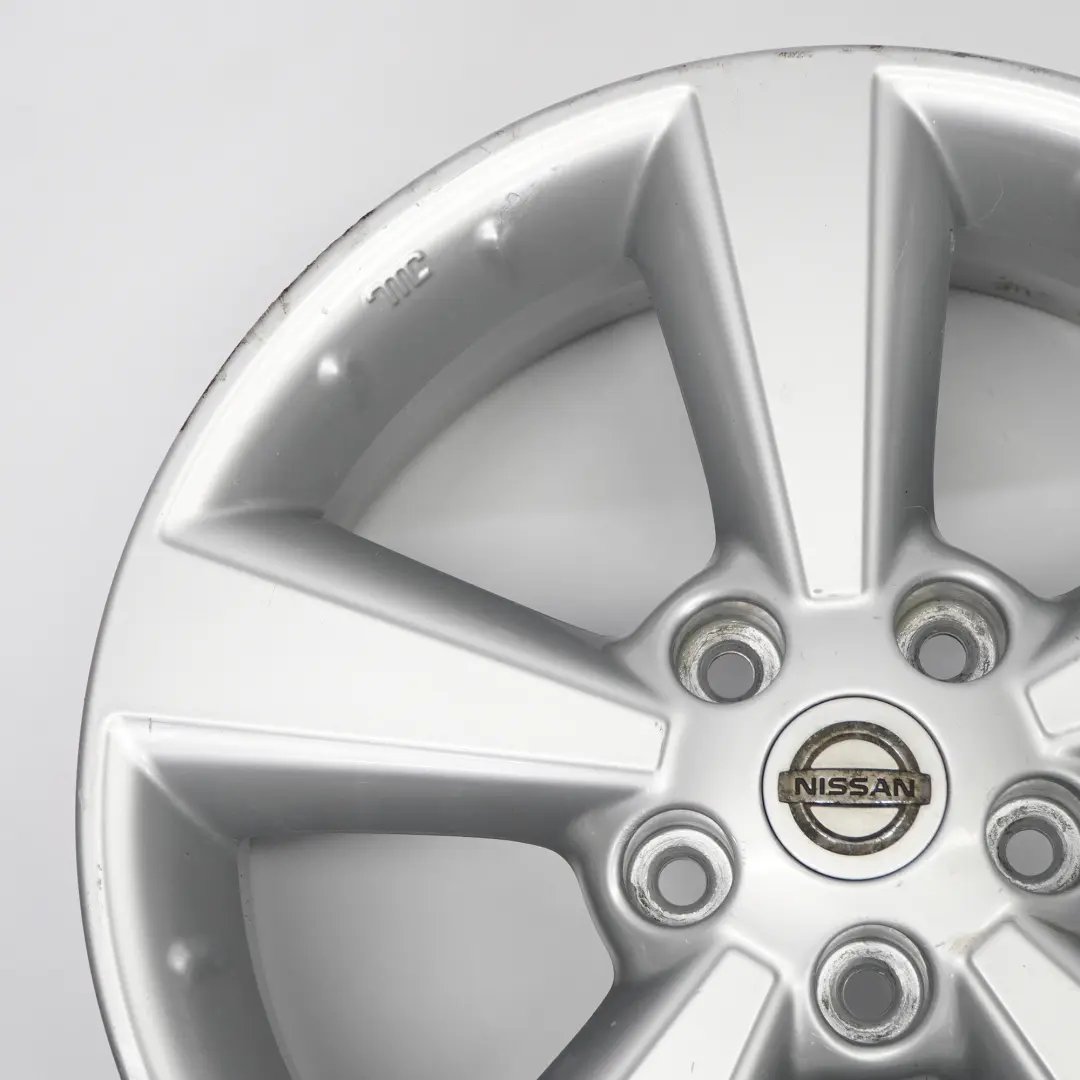 Nissan Qashqai J10 Silver Alloy Wheel Rim 17" ET:40 6.5J - SKU 40300EY17C-2 - Part number 40300EY17C