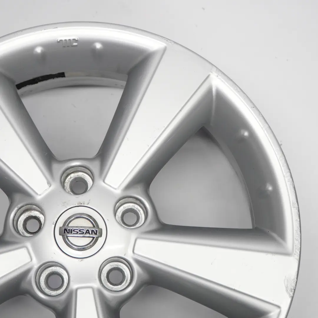 Nissan Qashqai J10 Silver Alloy Wheel Rim 17" ET:40 6.5J - SKU 40300EY17C-4 - Part number 40300EY17C