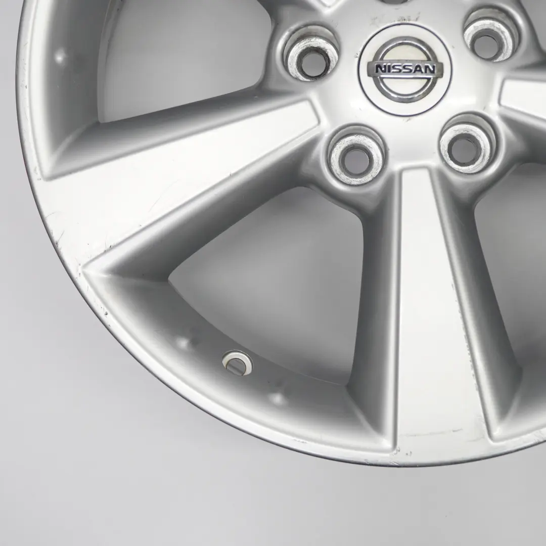 Alloy Wheel Rim 17" ET:40 6.5J to Nissan Qashqai J10 Silver with Part number 40300EY17C Nissan Qashqai J10 Silver Alloy Wheel Rim 17" ET:40 6.5J - SKU 40300EY17C-4 - Part number 40300EY17C
