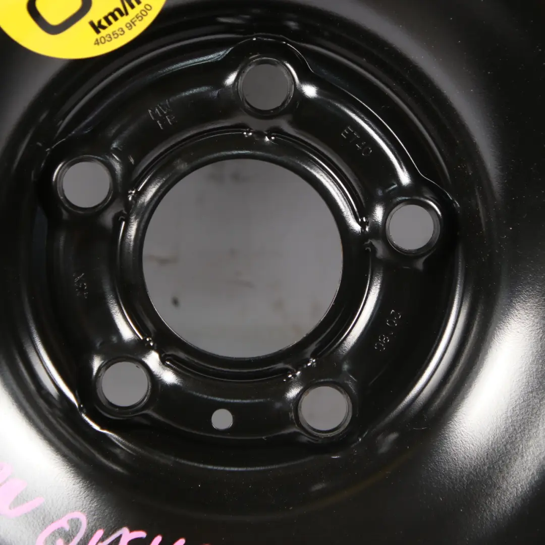 Cerchio ruota di scorta in acciaio 16" ET:40 6,5J D0300JD01B per Nissan Qashqai J10 con numero di parte 40300JD077 Nissan Qashqai J10 Cerchio ruota di scorta in acciaio 16" ET:40 6,5J D0300JD01B - SKU 40300JD077 - Numero di parte 40300JD077