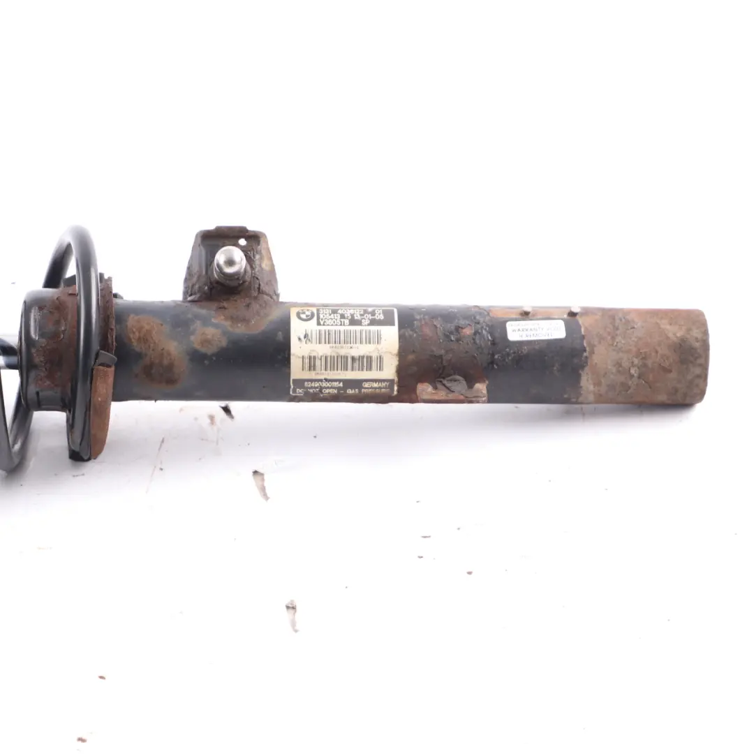 Strut Front Right O/S Sport Shock Absorber to BMW E90 E92 Spring with Part number 4036122 BMW E90 E92 Spring Strut Front Right O/S Sport Shock Absorber - SKU 4036122 - Part number 4036122